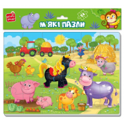 Гра розвиваюча м'які пазли А4 Ферма